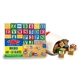 Дървени кубчета Melissa and Doug ABC/123  - 3