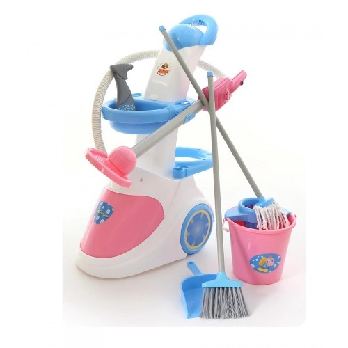 Количка за почистване с прахосмукачка Polesie Toys | P74098