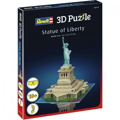 Мини 3D пъзел Revell - Статуята на свободата  - 2