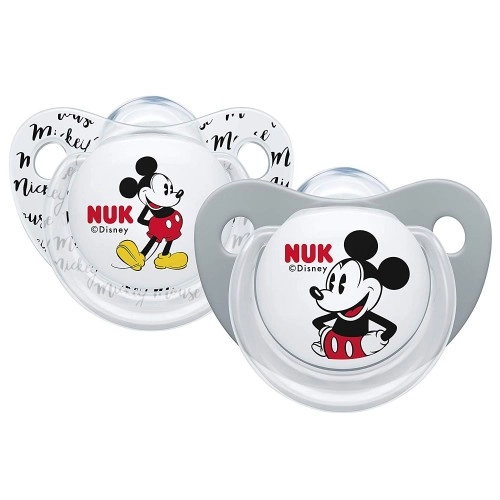 Залъгалка NUK Disney MICKEY Mouse, 0-6м 2 бр | P75154