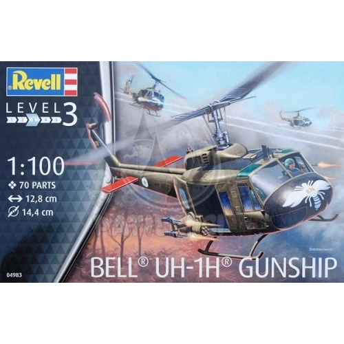 Въртолет Bell UH-1H - сглобяем модел Revell | P35806