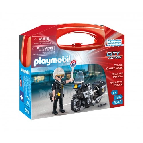 Полицейски комплект в куфарче Playmobil | P36063