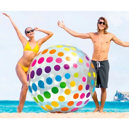 Красива надуваема гигантска топка INTEX многоцветна | P44455
