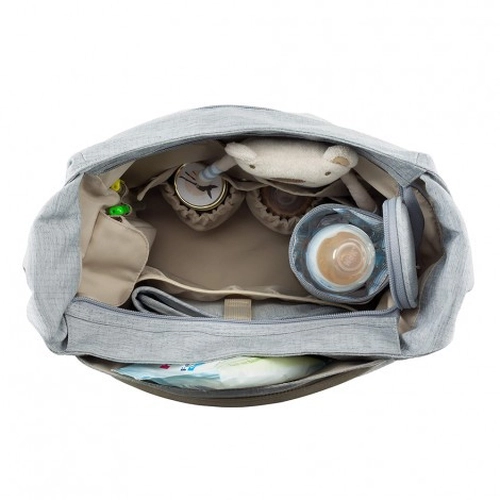 Чанта за бебешка количка Lassig Green label Hobo grey 110100420 | P49119