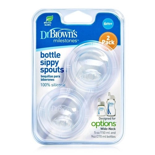 Накрайник за шише Dr. Brown’s OPTIONS Sippy Spouts, 2 бр | P51641