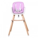 Столче за хранене Buba Carino 2в1 - розово  - 3