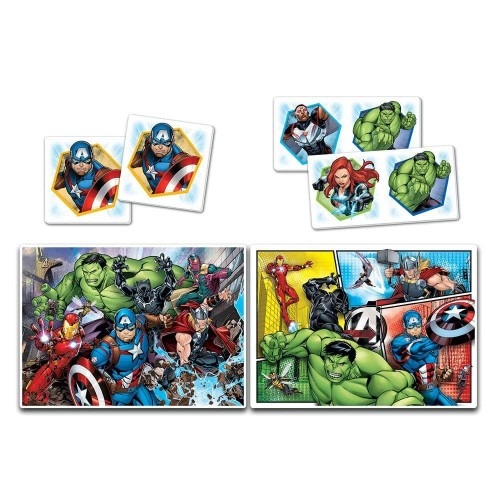 Детски пъзел Clementoni SUPERKIT The Avengers Memo+Domino 2x30ч. | P91817