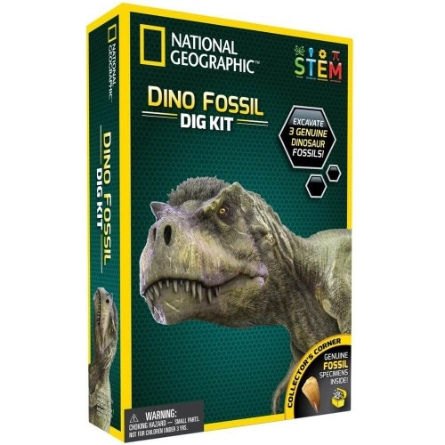 Детски сет Открий си сам Фосил от Динозавър National Geographic  - 1