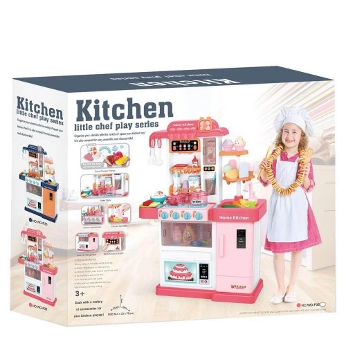 Детска кухня с течаща вода и мултифункционално табло Little Chef | P91881