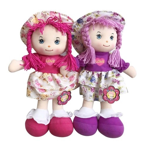 Детска играчка мека кукла с рокля Love | P91918