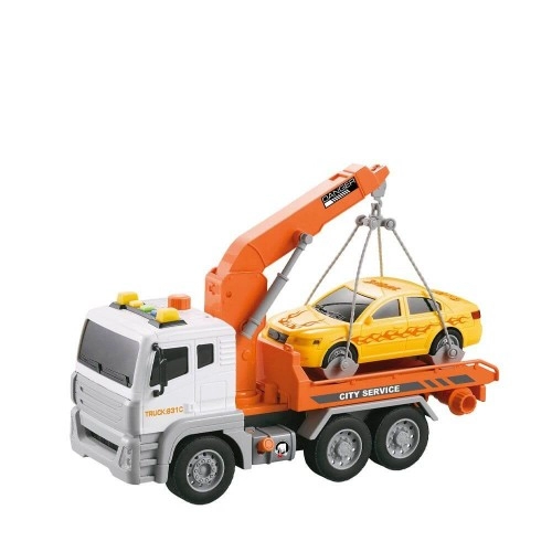Детски Камион с кран и кола City Service | P91924