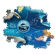 Детски пъзел Clementoni National Geographic Ocean Explorer 104ч.  - 3