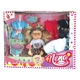 Детска играчка Кукла Bambolina Nena 36см. Пишкаща с Дрехи  - 1