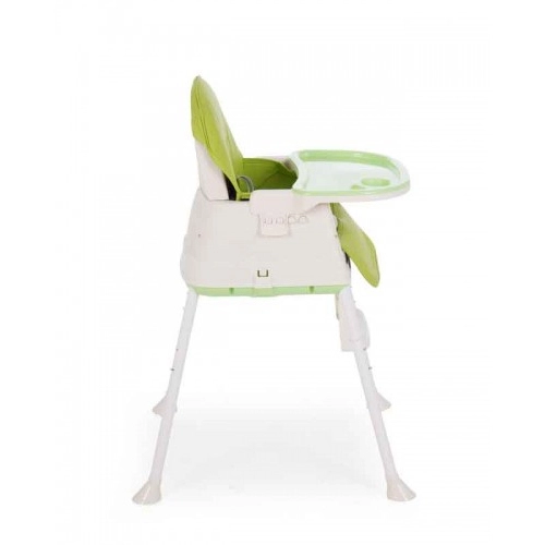 Детски висок стол за хранене KikkaBoo CREAMY 2in1 Green | P78355
