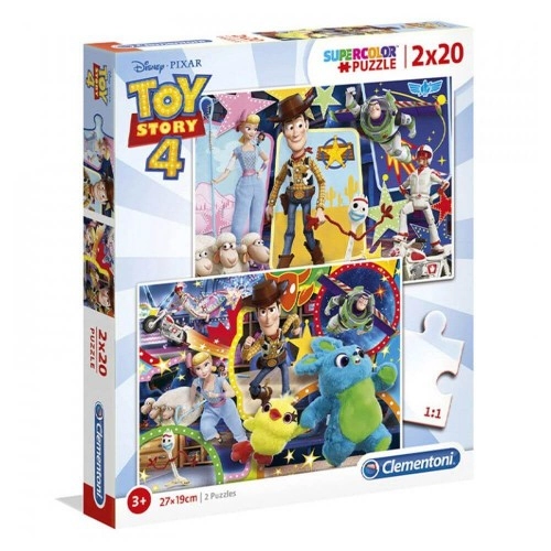 Детски пъзел 2х20 части Clementoni Toy Story 4  | P79167