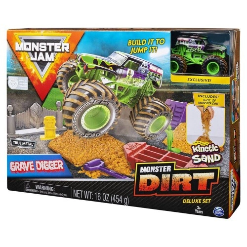 Арена с пясък с бъги Monster Jam Monster Dirt Deluxe True Metal  - 1