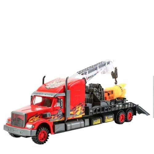 Фрикционен камион с кран и мини камионче Asis Big Truck | P79604