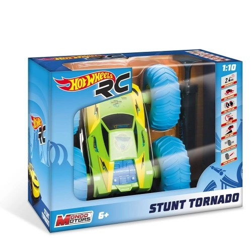Кола с напомпващи се гуми Mondo Hot Wheels R/C Stunt Tornado | P79773