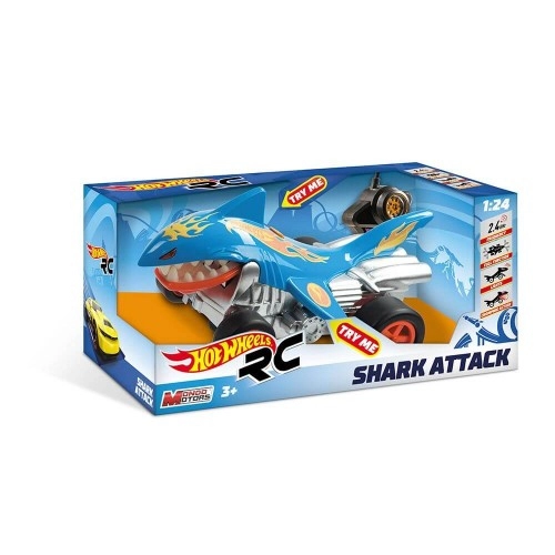 Кола със звук и светлина R/C АКУЛА Mondo Hot Wheels Shark Attack | P79776