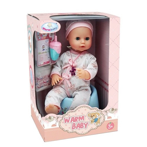 Пишкаща кукла-бебе с музикално гърне Warm Baby | P79875