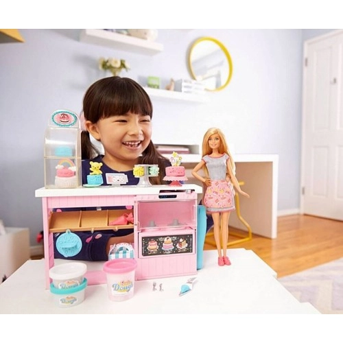 Кукла Barbie-Комплект за приготвяне на сладкиши  - 4