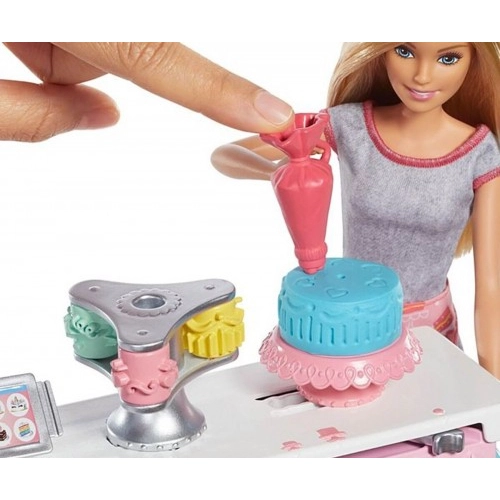 Кукла Barbie-Комплект за приготвяне на сладкиши  - 7