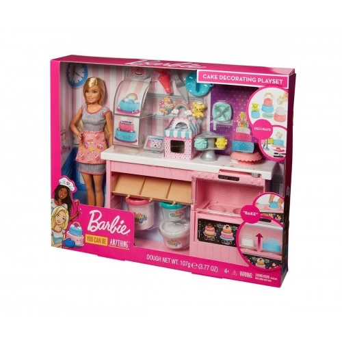 Кукла Barbie-Комплект за приготвяне на сладкиши  - 1