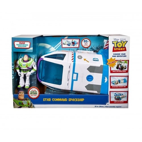 Играта на играчките 4-Комплект Buzz с космически кораб-Mattel | P79519