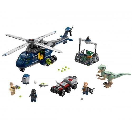Преследване с хеликоптер Lego Jurassic World  - 3