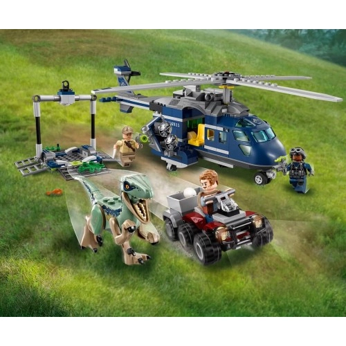 Преследване с хеликоптер Lego Jurassic World  - 9