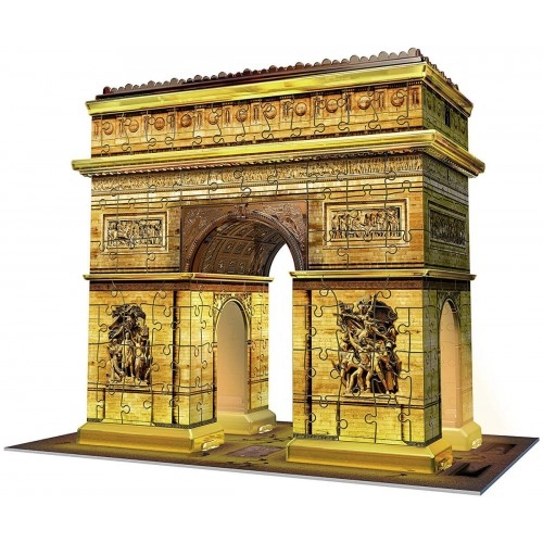 3D Пъзел Ravensburger 216 ел. - Триумфалната арка през нощта | P80292