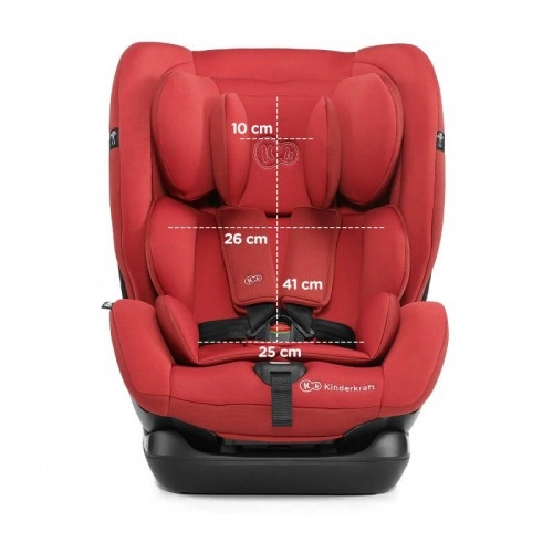 Столче за кола KinderKraft MYWAY, 0 - 36 kg, Червено | P80379
