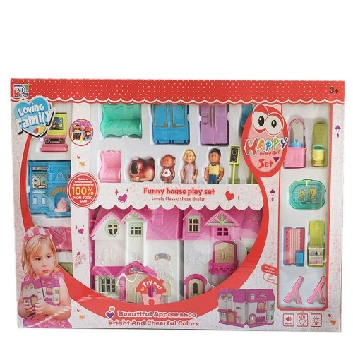 Къща за кукли с фигури и обзавеждане - Loving Family | P80719