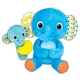 Плюшен слон с бебе слонче-дрънкалка Winfun Little Pals  - 2