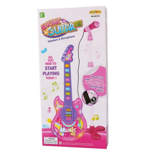 Електрическа китара с микрофон OCIE Electric Guitar Kit | P82232