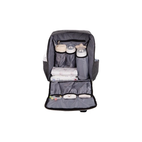 Бебешка чанта за количка Ivy тъмносива | P82643