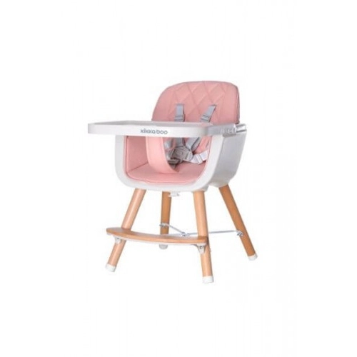 Бебешки дървен стол за хранене, Woody Pink | P82696
