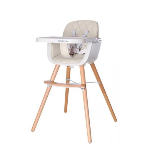 Бебшки дървен стол за хранене, Woody Beige | P82699