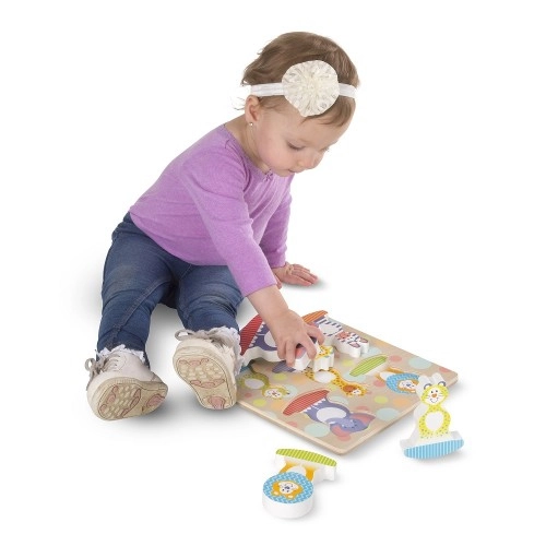 Дървен пъзел Melissa and Doug Сафари Chunky 11886 | P83515