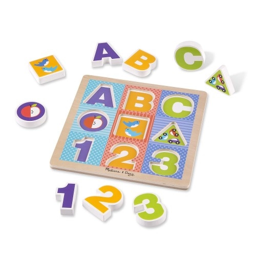 Дървен пъзел Melissa and Doug ABC Chunky 11899 | P83521