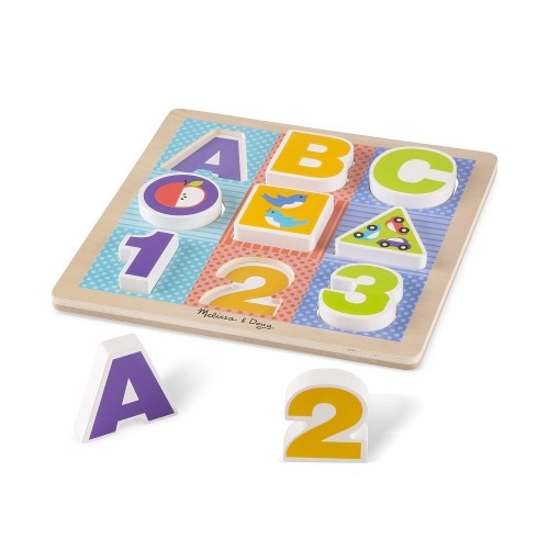 Дървен пъзел Melissa and Doug ABC Chunky 11899 | P83521