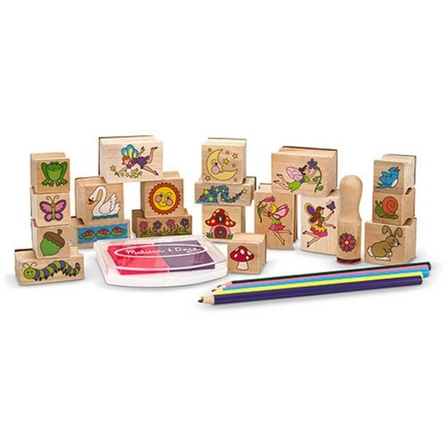 Дървени печати Melissa and Doug Градината на феите | P83532