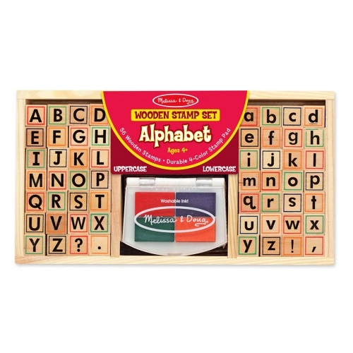 Дървени печати Melissa and Doug Азбука | P83564