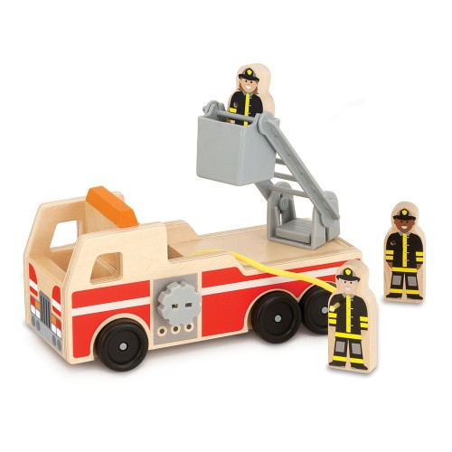 Дървена пожарна кола | P83640