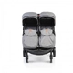 Комбинирана детска количка за близнаци Moni Rome сив  - 3