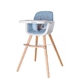 Детски дървен стол за хранене,Woody Blue  - 3