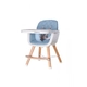 Детски дървен стол за хранене,Woody Blue  - 1
