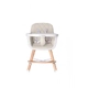 Бебшки дървен стол за хранене, Woody Beige  - 3