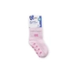 Бебешки памучни чорапи против подхлъзване LIGHT PINK 0-6 месеца 
