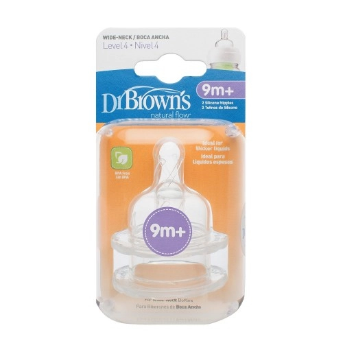 Биберон Dr.Brown's за шишета Wide-Neck Options 9м.+ | P84273